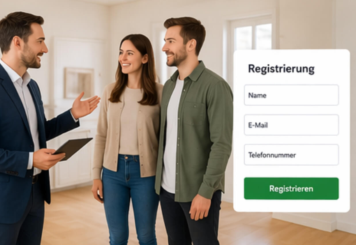 2. Besichtigung & Registrierung